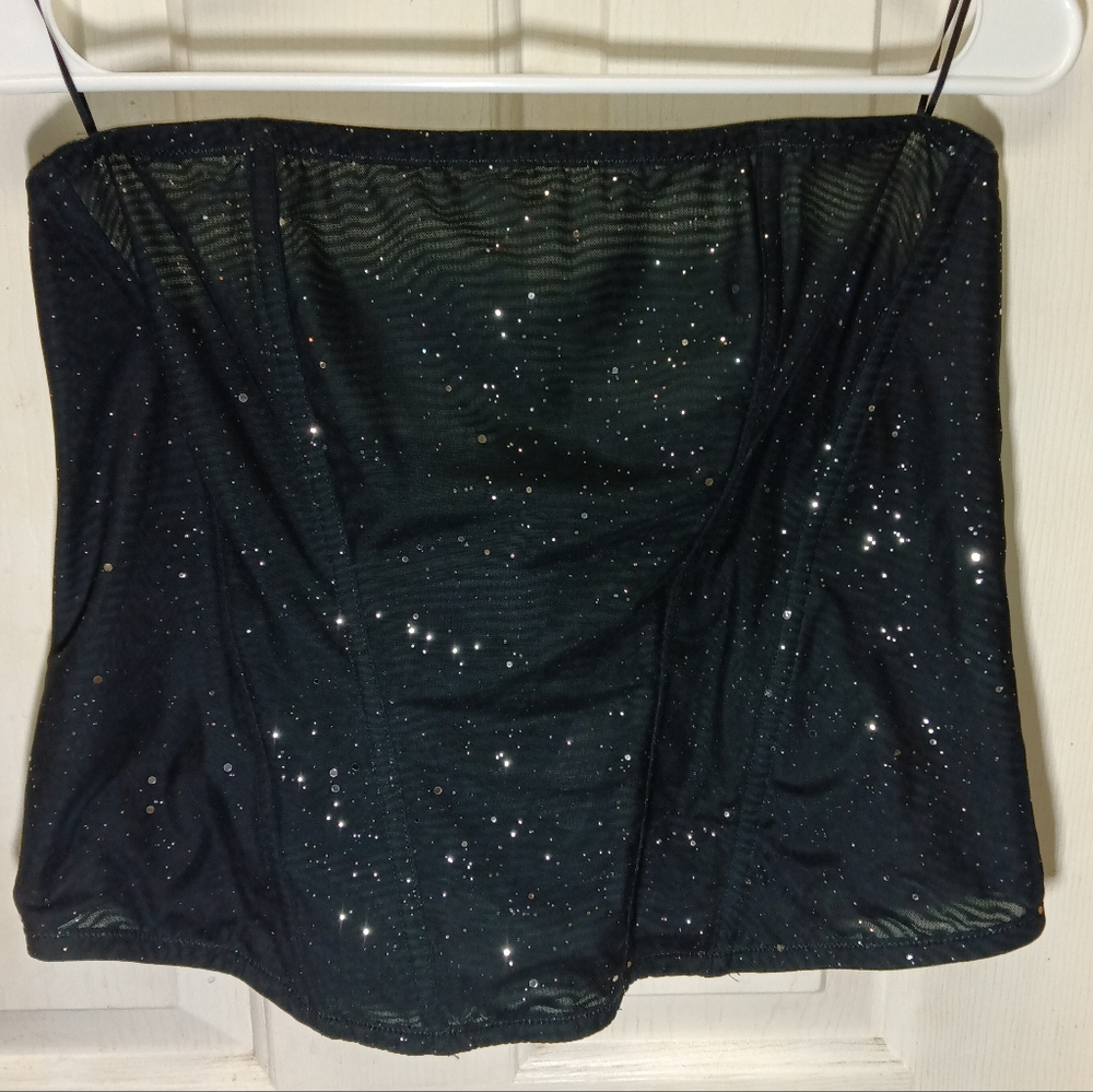 Auden Black Mesh Corset BNWT